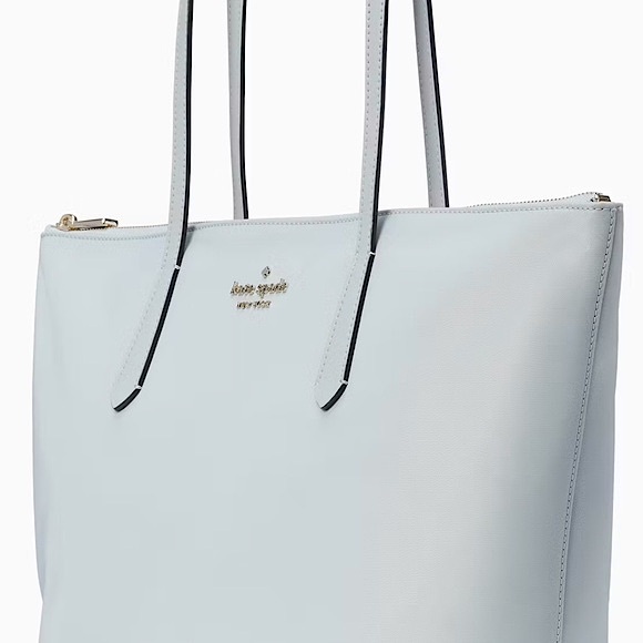 Kate Spade Kitt Nylon Large Tote Avalon Mist Like New - Picture 12 of 16